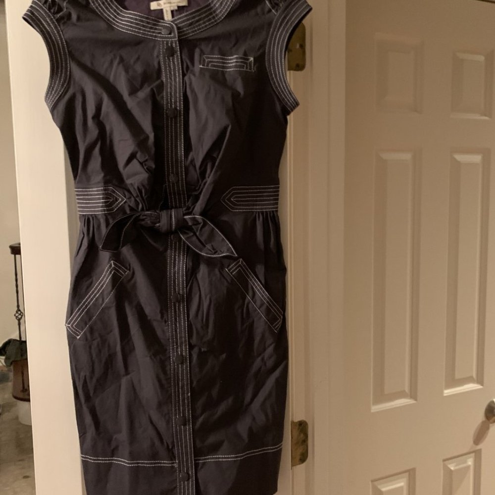 BCBG Charcoal Grey Dress  This dress is new with tags and it is a size 4.